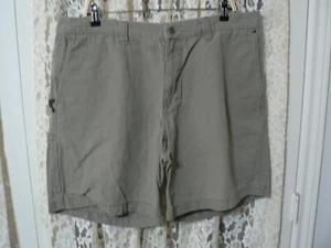 # Columbia HERREN GRÖSSE 40 (39X9) KHAKI CARGO SHORTS-MITTLERE LEIBHÖHE-100 BAUMWOLLE-EUC - Bild 1 von 12