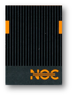 CARTAMUNDI DEUTSCHLAND GMBH NOC3000X3 : Black/Orange (Human) Poker Karten Spielkarten