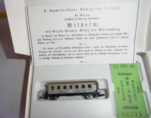 Märklin Z-Eisenbahnen nel Württemberg 1995 Spielwarenmesse Norimberga-nuovo-confezione originale - Foto 1 di 3