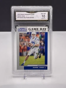 DANIEL JONES 2019 PANINI CONTENDERS DRAFT PICKS GAME DAY TICKET RC #16 GMA 10 - Picture 1 of 2