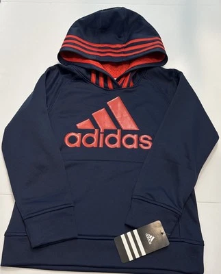 Moletom Adidas Little Boys autêntico azul/vermelho tamanho 5 novo em folha!!️ - Imagem 1 de 4