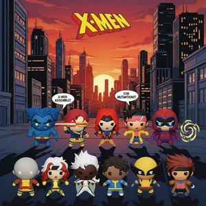 X-Men '97 Serie 3D Schaumstoff Taschenclip - Wählen Sie Ihren Charakter - Bild 1 von 3