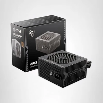 MSI MAG A650BN Compact 650W Power Supply 80+ Bronze Low-Noise Fan (FACTORY NEW) - Image 1 of 4