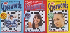 3 x Just Crosswords Puzzle Books (Issues 357 - 359) over 300 puzzles - Picture 1 of 4