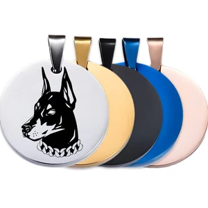 Dobermann ID Tag – Custom Engraved Dog Tag for Protection Breed, 25/35mm - Picture 1 of 7