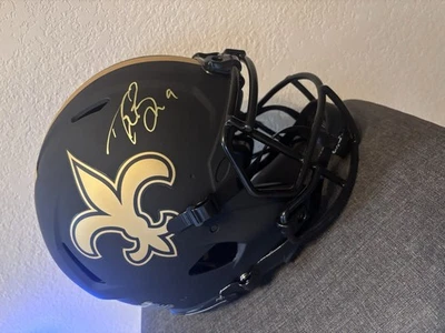 Drew Brees New Orleans Saints Signed Full Size Authentic Helmet Beckett COA - Image 1 of 4