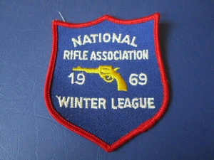 Vintage 1969 National Rifle Association Winter League Pistole 4" Patch * - Bild 1 von 2