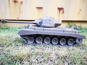 HengLong 7.0V 2.4G 1/16 M26 Pershing RTR RC Tank 3838-1 Upgraded Metal Tracks - Picture 1 of 5