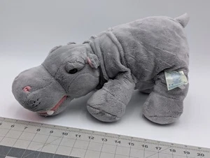 Build a Bear Gray Hippo Plush 2013 Stuffed Animal Toy - Imagen 1 de 13