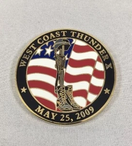 West Coast Thunder X 25. Mai 2009 Challenge Coin - Bild 1 von 4