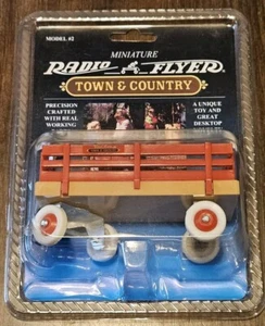 Miniature RADIO FLYER WAGON Model #2 Town & Country Classic Wagon~NEW~ ED103 - Picture 1 of 9