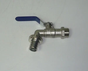 GRIFO JARDIN 1/2"X3/4" CON RACOR CONEXIÓN MANGUERA - Imagen 1 de 1