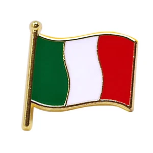 Metal pin pin FLAG ITALY gift idea TRICOLOR Italy italian - Picture 1 of 7