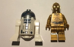 Lego Star Wars C-3PO Protocol and Astromech R2-D2 Mini Figures - Picture 1 of 2