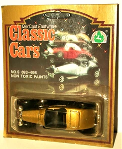 Vintage Fastwheel Classic Cars #697 Rolls Diecast New MIP NOS 1970s 1:69 - Picture 1 of 3