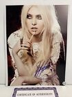 Taylor Momsen (Pretty Reckless) Signed Autographed 8x10 photo - AUTO w/COA