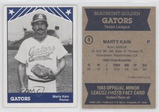 1983 TCMA Beaumont Golden Gators Martin Kain #9