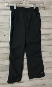 Nike Size 5 Girls Blue Athletic Dri-Fit Fitness Performance Track Pants EUC - Picture 1 of 7