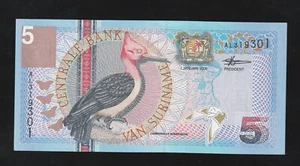 Surinam 5 florines, 2000, P-146, billete, UNC - Imagen 1 de 2