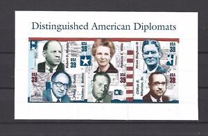 US Scott # 4076 Distinguished American Diplomats Sheet of 6