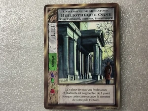 CCG Card MYTHOS Carte BIBLIOTHEQUE ORNE Expéditions l'Université de Miskatonic - Imagen 1 de 1