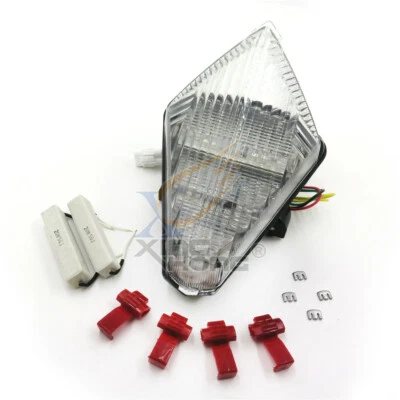 Clear New Led Tail Brake Light Turn Signals For Yamaha Yzf R1 Yzfr1 2007 2008 Foto 1 de 4