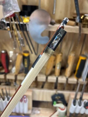 1/2 Size Violin Bow Advanced Wood Warm Tone Natural Horsehair - Image 1 of 4