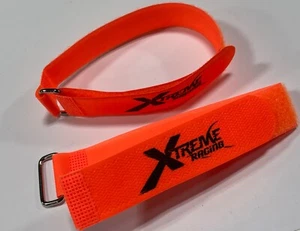 CINGHIE BATTERIA XTREME RACING 1" X 15" ARANCIONE (2) ASSOCIATE TRAXXAS LOSI RTR - Foto 1 di 1