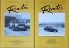 2 x 1991 copies of the  RENAULT OWNERS CLUB magazine-Clio, Dauphine, R25 etc.