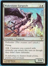 Wakestone Gargoyle FOIL Dissension NM White Rare MTG CARD (ID# 222316) ABUGames