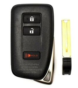 OEM Unlocked Lexus NX200T Keyless Remote Smart Key Fob HYQ14FBA 2110 AG 3 Button - Picture 1 of 3