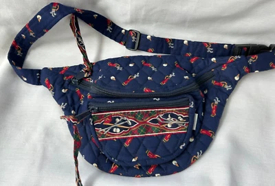 VERA BRADLEY FANNY PACK GOLF NAVY RETIRED RARE EXCELLENT - Image 1 of 4