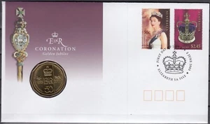 AUSTRALIA PNC 2003 Queen Elizabeth Coronation Golden Jubilee - Picture 1 of 2