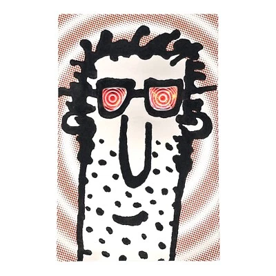 Funny GET WELL SOON Card, by American Greetings, Tilt-o-Whirl, Guy + Envelope - Image 1 of 4