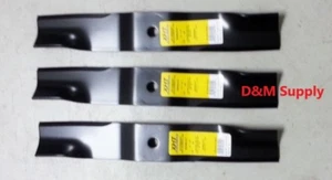 Set of 3 mower blades to fit Cub Cadet MTD 60" 01004719 Pro ZRT steel deck   - Picture 1 of 1