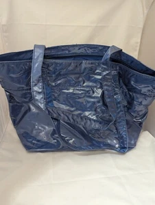 Laura Biagiotti Bag Blue holdall Beach bag summer vacation - Picture 1 of 7