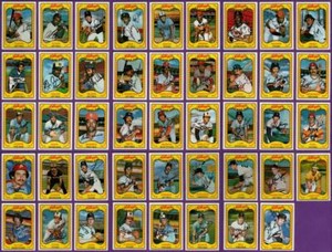 1981 Kellogg's Cereal 3-D Super Stars Common Baseball Cards - Pick From List