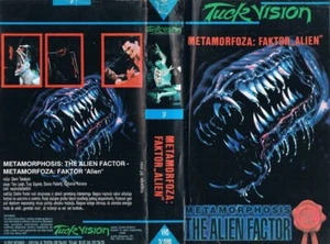 METAMORPHOSIS: THE ALIEN FACTOR (1990) GLENN TAKAKJIAN - YUGOSLAVIAN VHS - Picture 1 of 1