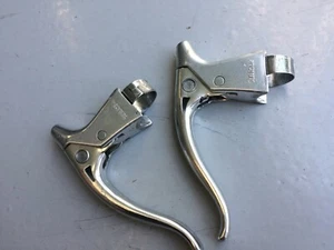 Vintage Suntour Cyclone Brake Levers. Non Aero .No Hoods Drop Bar Eroica Road - Picture 1 of 5