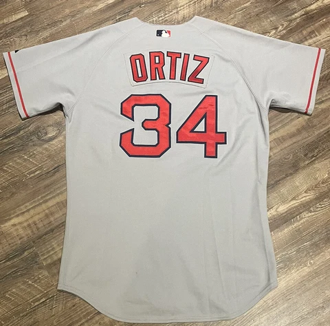 David Ortiz Big Papi Boston Red Sox Authentic Majestic Jersey 44 Cover