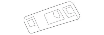 Conjunto de lámpara de lectura izquierda de titanio genuino GM 2004-2005 Cadillac SRX 22781268 Foto 1 de 4