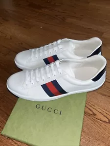 Zapatillas Gucci Hombre Ace Talla 6 (US 6.5) 386750 02JR0 9072 - Imagen 1 de 8