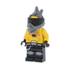 1X Lego Minifigure Space Police 3 Alien Snake One-Eyed Helmet Visor 5972 SP097