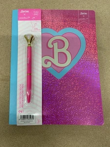 Barbie rosa Komposition Notizbuch College liniert mit Stift Yoobi 2024 Neu - Bild 1 von 3