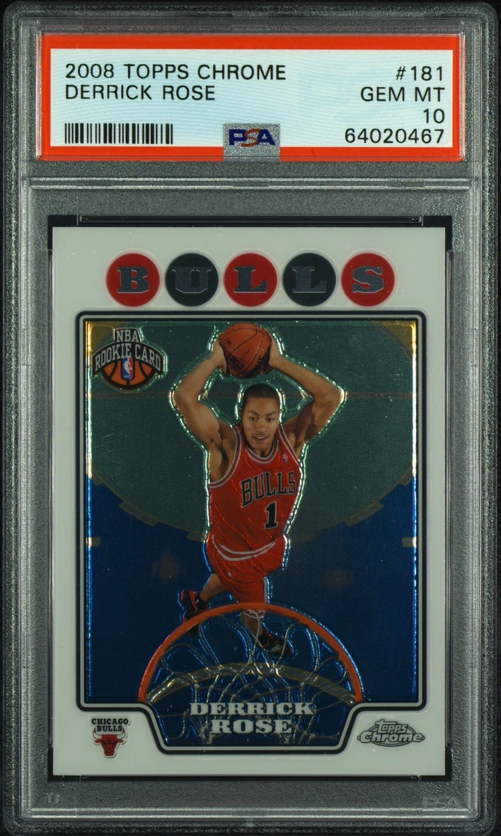Derrick Rose Basketball Grade 10 Rookie Sports Trading Cards
