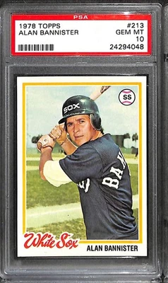 1978 Topps #213 ALAN BANNISTER PSA 10 GEM-MT 24294048  - Image 1 of 3
