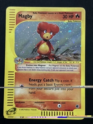 Magby 017/165 Expedition Base Set Holo With Swirl - Image 1 of 4