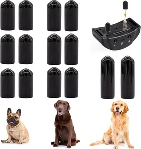 60 Pieces Dog Shock Collar Rubber Tips Training Clickers Safe Prong Black - Picture 1 of 5