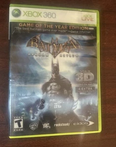 Batman Arkham Asylum Game of Year Edition Xbox 360 Microsoft w/ Lenticular Cover - Picture 1 of 4