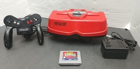 Nintendo Virtual Boy Lot w/Mario Tennis - Parts or Repair